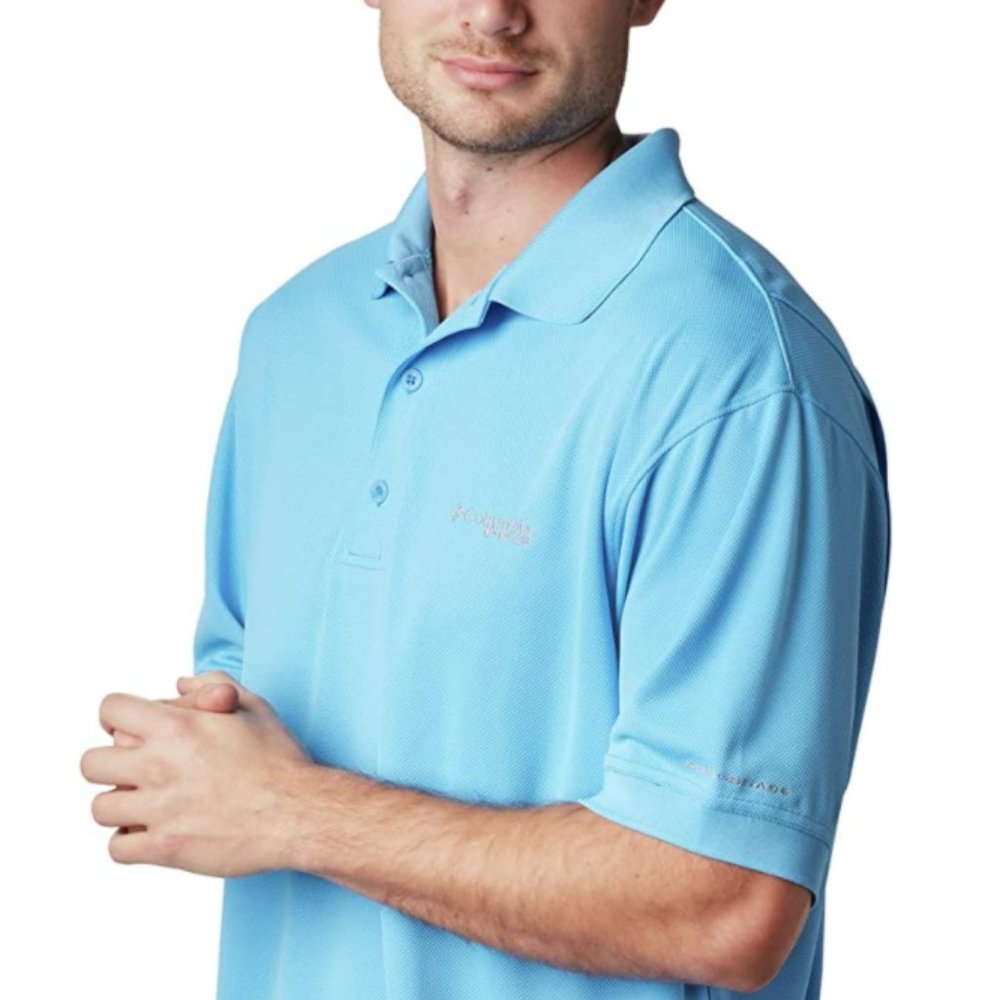 NWT Columbia Men's PFG Perfect Cast Polo Shirt -6X